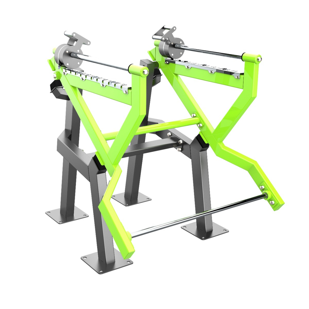 F-2816 Уличный тренажер Мультиштанга с переменной нагрузкой ZAVODSPORTA