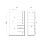 Шкаф TIMELESS TLD222