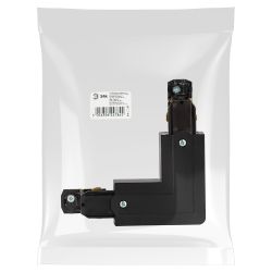 Коннектор для трехфазного шинопровода ЭРА STR-30-B-CN-LI типа LI угловой внутренний черный