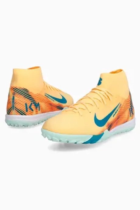 Сороконожки Nike Zoom Mercurial Superfly 10 Academy Mbappe TF - оранжевый