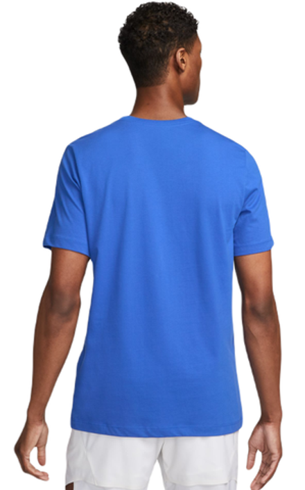 Мужская теннисная футболка Nike Court Tennis T-Shirt - game royal