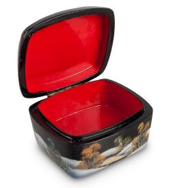 ШК-25/ 2-F Шкатулка «Деревушка» исп. Хомин И.