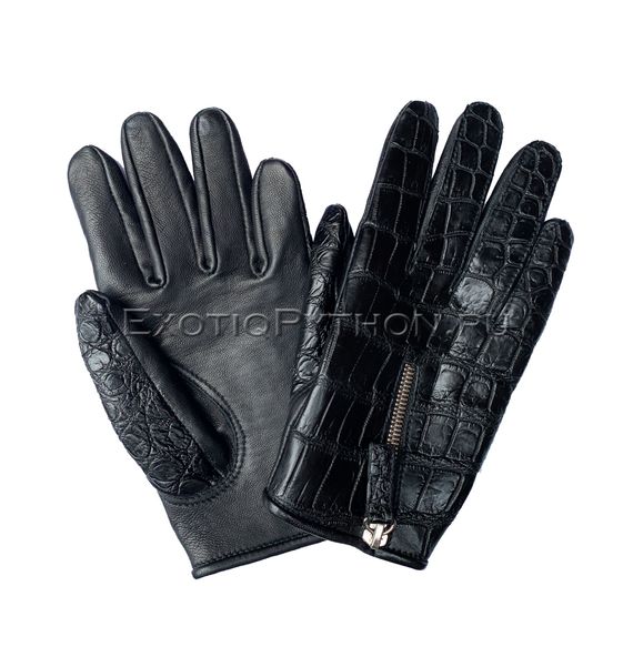 Перчатки из кожи крокодила AC-55