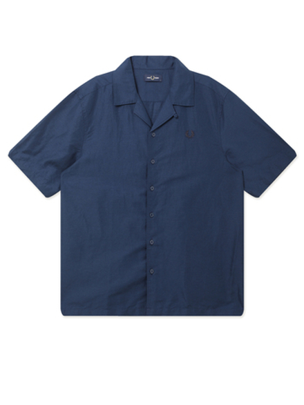 Мужская Рубашка Linen Blend Revere Collar