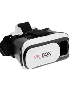 3D Очки виртуальной реальности LuazON VR 2, смартфоны до 6.5" (75х160мм), черно-белые