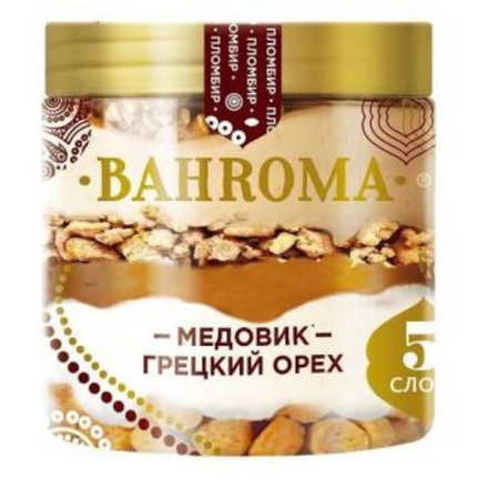 Мороженое Бахрома пинта пломбир Медовик грецкий орех 320 гр