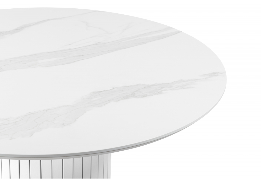 Керамический стол Woodville Гравент 110 patagonoa bianco repose, белый