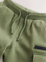 Толстовка и джоггеры в комплекте для мальчика Next E60-683, Молочный, Хаки