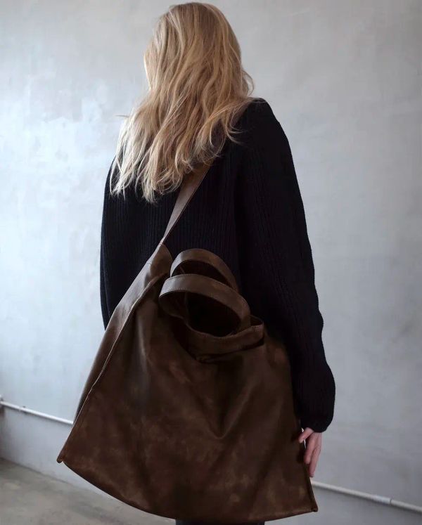 Сумка Тоут Marble коричневая - фото 2