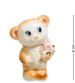XA-506 Фигурка «Медвежонок с букетом»