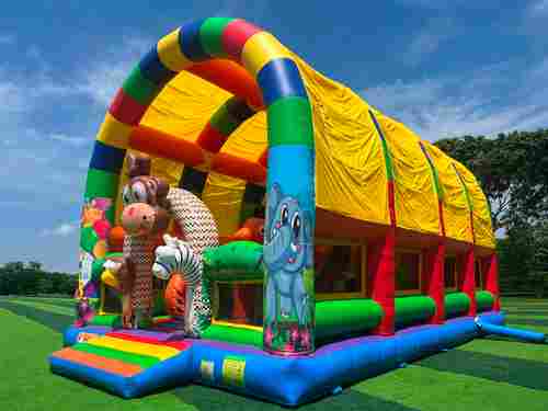 Коммерческий надувной батут «Страна Сафария 3» 10*6*6 м