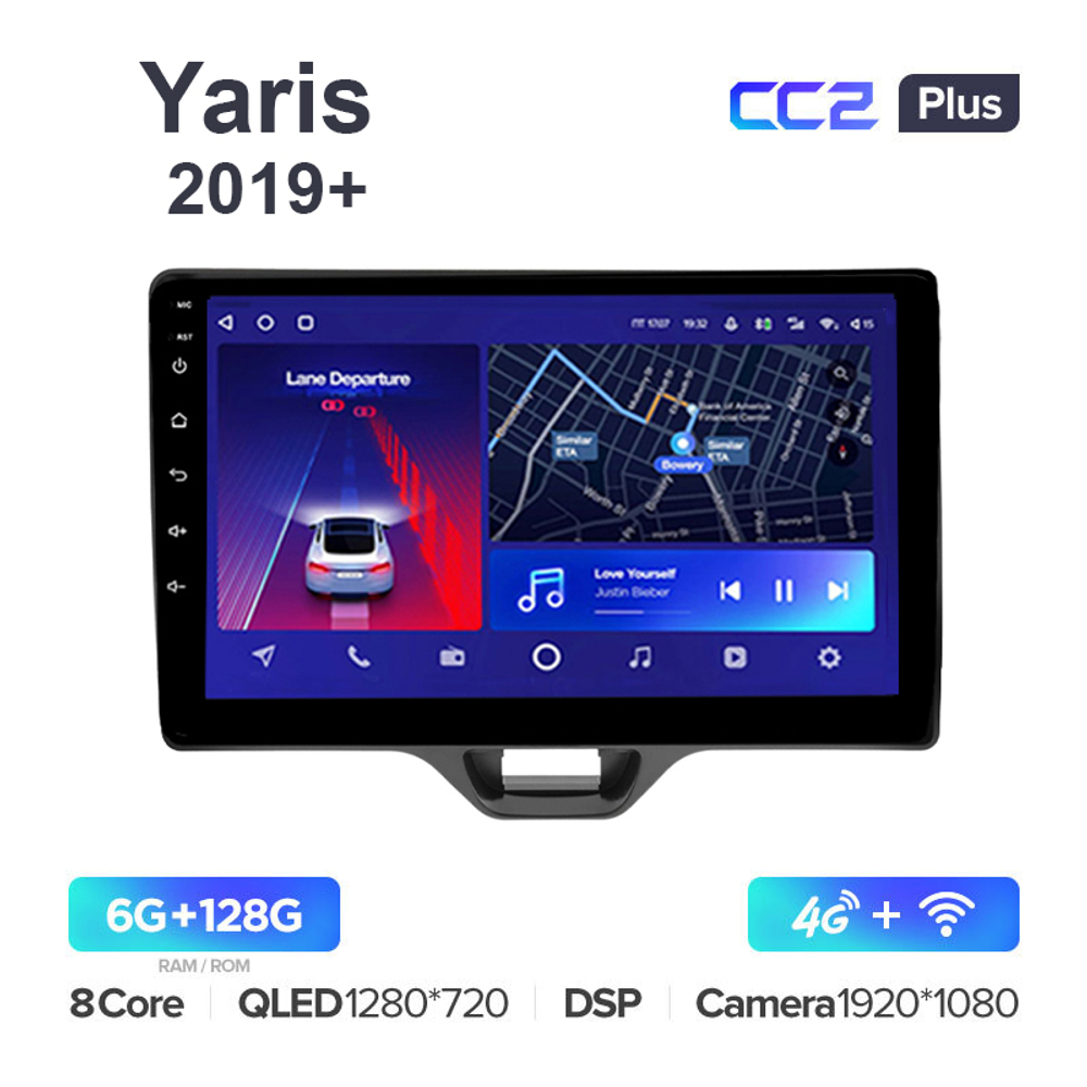 Teyes CC2 Plus 10,2"для Toyota Yaris, Vios 2019+