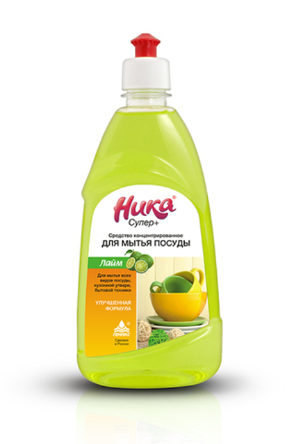 Средство концентрированное для мытья посуды «Ника-Супер плюс»
