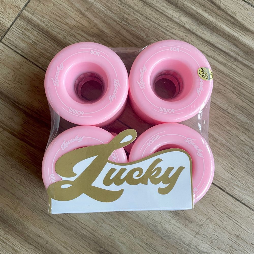 Колеса Lucky Wheels 60mm 80A 45CP Pink