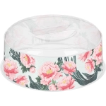 Крышка для СВЧ «Bergamo» D250мм с декором «Сад пионов» (бесцветный) 223152801/00