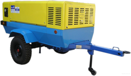 Винтовой компрессор ПКСД 5,25 Р на шасси