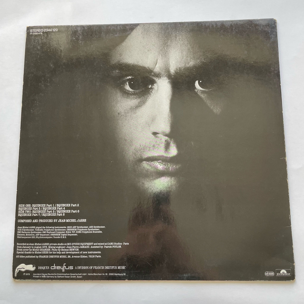 Винтажная виниловая пластинка LP Jean Michel Jarre, Equinoxe (Германия 1978)