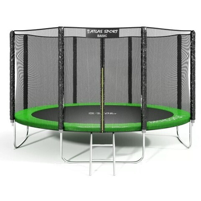 Батут Atlas Sport 435 см (14ft) Basic Green