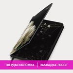 Ежедневник датированный 2025 А5 138x213 мм BRAUBERG "Vista", под кожу твердый, "Flowers", 115873