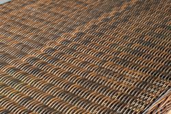 "Моккачино" обеденная группа из искусственного ротанга, цвет коричневый