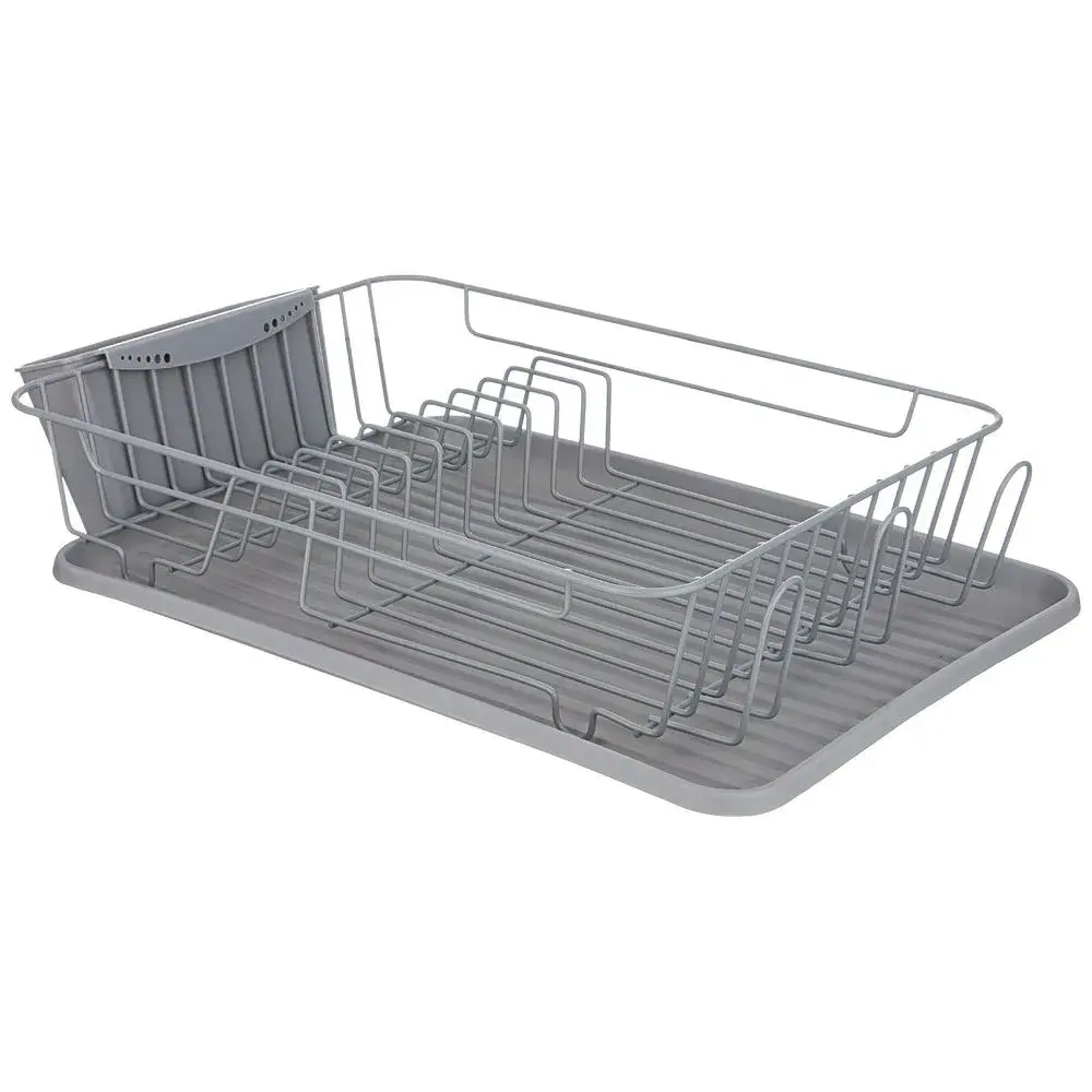 Сушилка для посуды, Серая 42,5*30,5*10 см