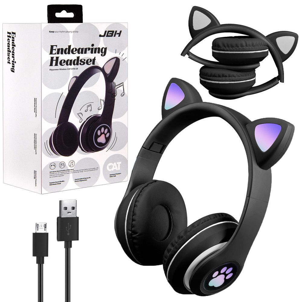 Полноразмерная bluetooth - гарнитура STM-28 CAT JBH черные