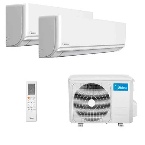 Мультисплит система на 2 комнаты Midea MMAG2-09N8D0-I + MMAG2-12N8D0-I / M2OE-18HFN8-Q1