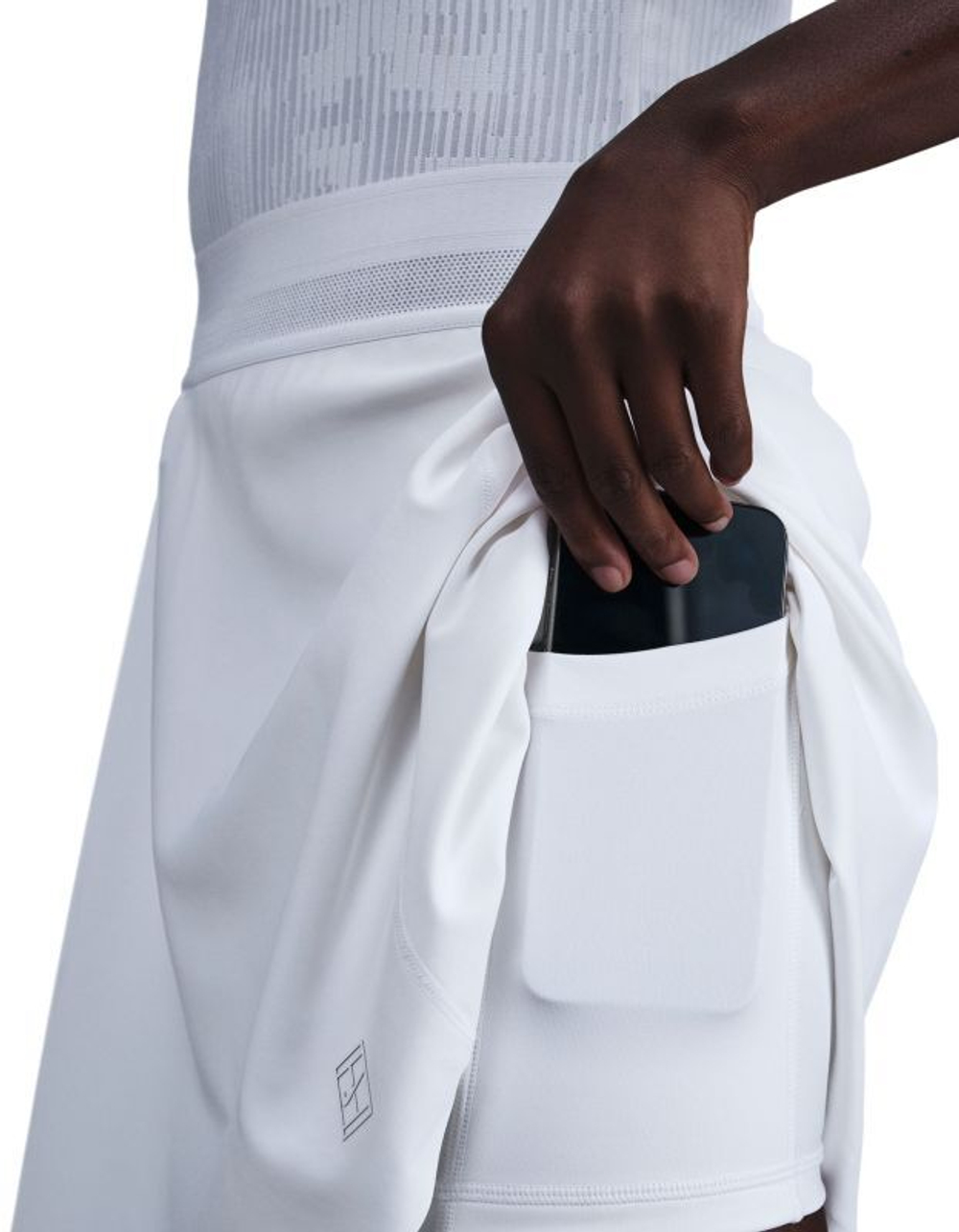 Теннисная юбка Nike Court Ace Advantage Dri-Fit Tennis - White