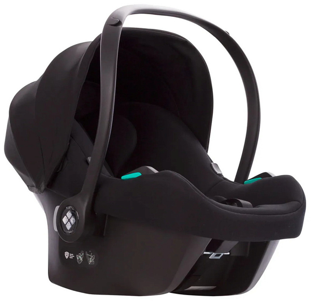 Детская коляска Bebetto Luca Pro 3 в 1 с автокреслом Avionaut Cosmo 35 зеленая кожа