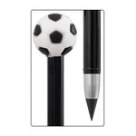 Карандаш вечный, чернографитный, Basir, серия "Футбол", с фигуркой на корпусе