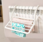 Сушилка навесная на батарею Berossi, снежно-белый