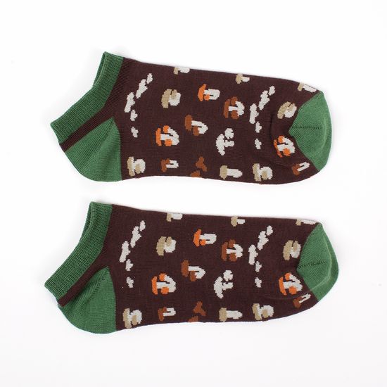 Носки ЗАПОРОЖЕЦ Грибочки короткие Черный