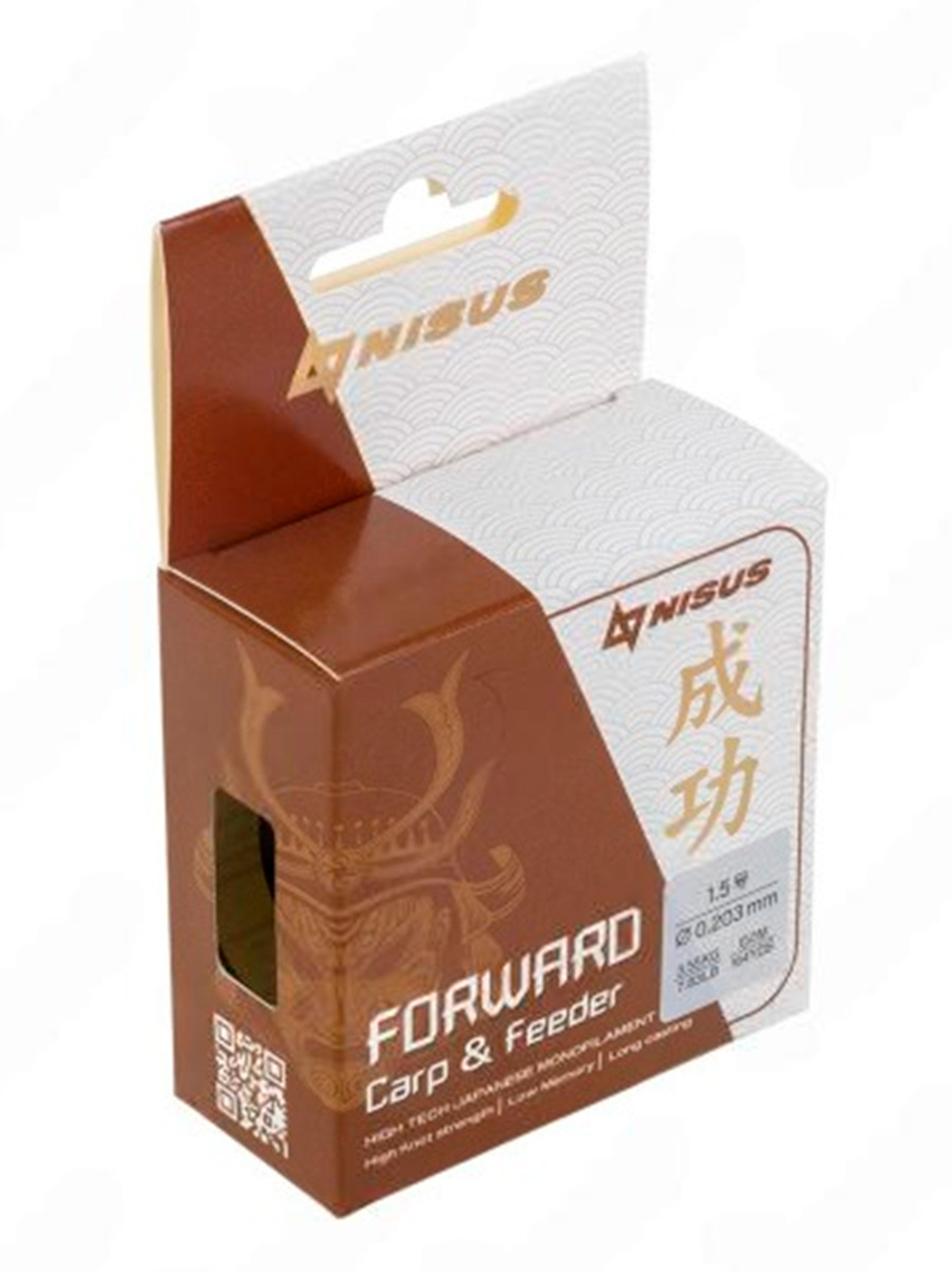 Леска для рыбалки Nisus FORWARD Carp&Feeder brown Nylon 0,437mm/150m (N-FCF-0437-150)