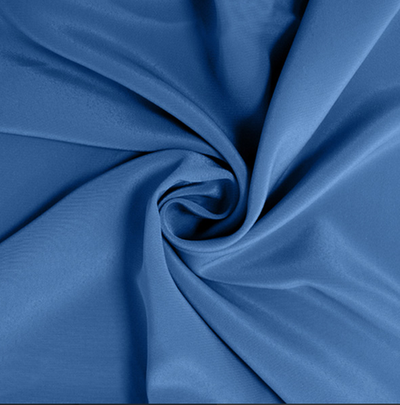 Ткань плательная кашибо, тёмный голубой