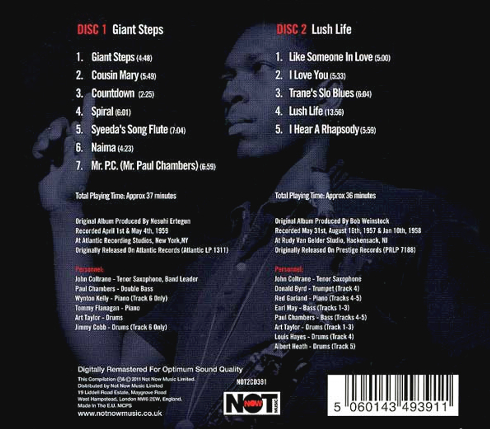 John Coltrane / Giant Steps + Lush Life (2CD)