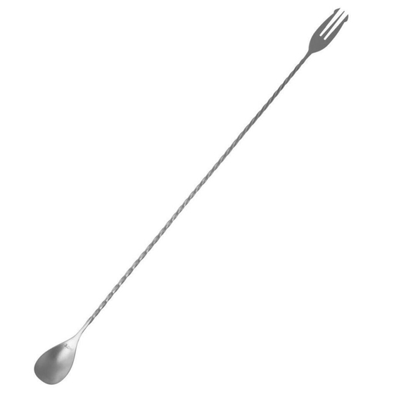 Ложка барная 45 см с вилочкой нерж. Vintage The Bars