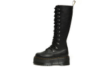 Dr.Martens Martin 1B60 Max Hdw cow leather high boots Women's carbon black