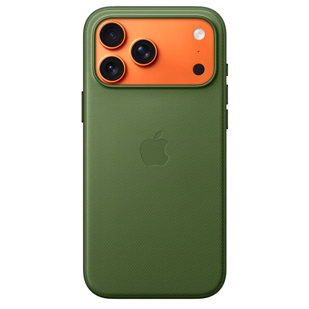 Тканевый чехол Apple TechWoven Case with MagSafe для iPhone 17 Pro Max, Green