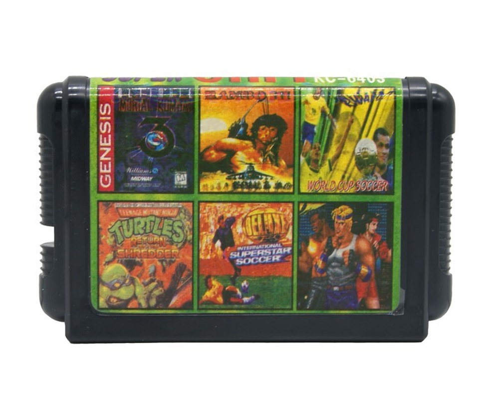 Картридж для SEGA KC-6403 6 в 1
