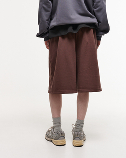 Baggy Shorts LOGO French Roast