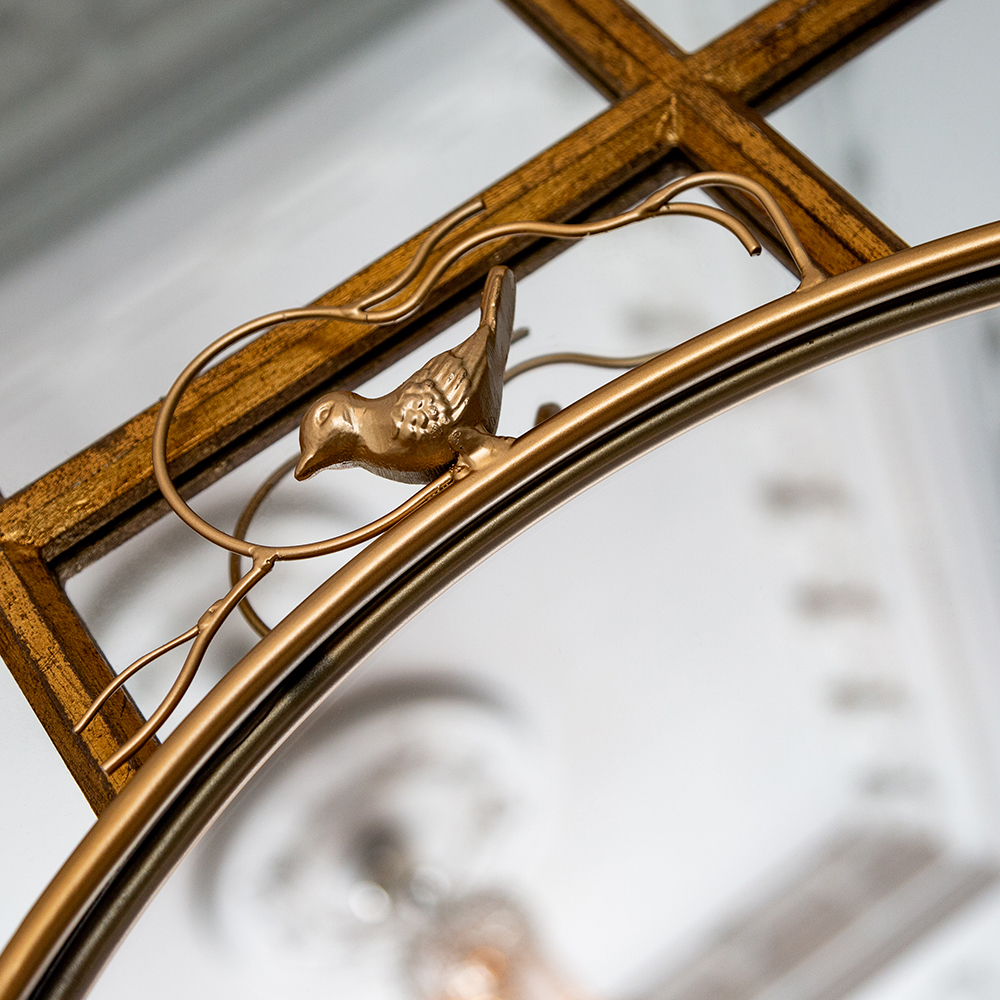 Зеркало настенное Объект мечты Багатель Голд