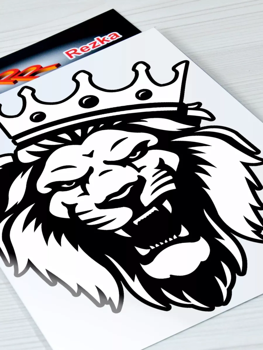 Наклейка - Лев Прайд