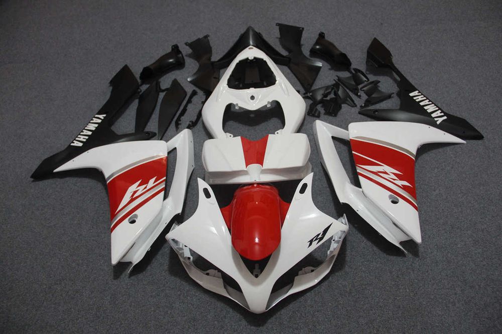 Комплект пластика для мотоцикла Yamaha YZF-R1 07-08 Красно-Бело-Черный
