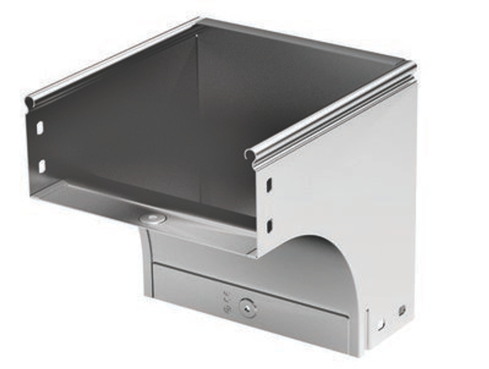 Угол CDV 90 вертикальный внеш. осн.100 H100 в комплекте с крепежнымиэлементами и соединительными пластинами, необходимыми для монтажа, цинк-ламельный