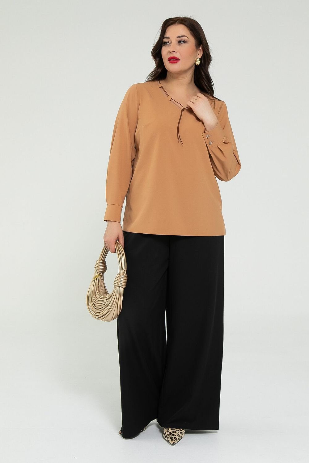 Блуза Свободный вечер (песочная) Б12795-15М LT Collection
