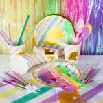 Свечи Яркое сияние, Градиент, 0,55*14,5 см, 6 шт. с держат.