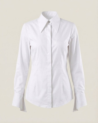 Рубашка "Основа гардероба" в белом
