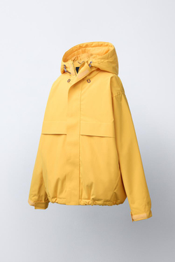 ZARA КУРТКА WATER RESISTANT И WINDPROOF, ЖЕЛТЫЙ