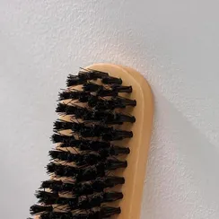 Щётка для одежды деревянная SAVANNA, 13×5×3 см, 130 пучков, искусственный ворс