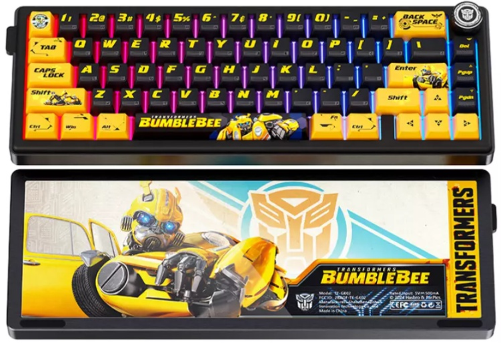 Клавиатура TF-GK02 желтый